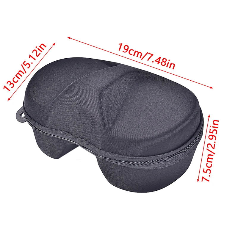 Diving Glasses Storage Box Scuba Snorkeling Set Multifunction Face Cover Snorkel Zipper Case for Underwater Swimming - Slobuy