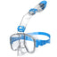 Diving Masks Foldable Anti-Fog Snorkel Mask Set with Full Dry Top System for Free Swim Professional Snorkeling Gear Adults Kids - Slobuy