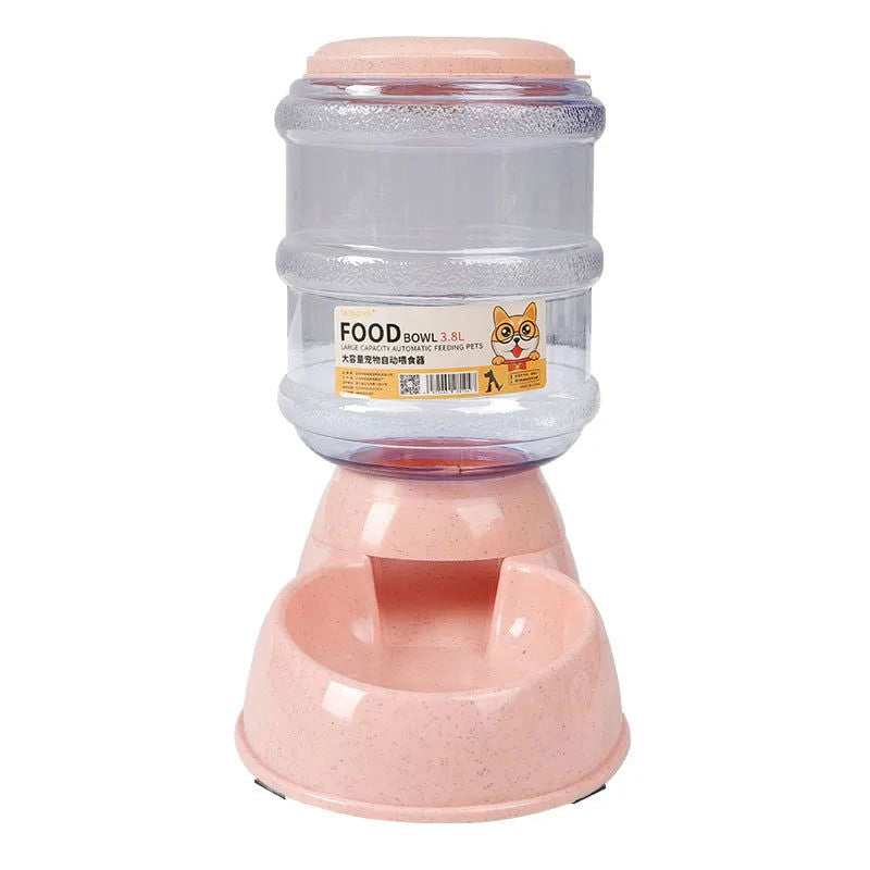 Dog Automatic Feeders Plastic Water Bottle Cat Bowl Feeding and Drinking Dog Water Dispenser Pet Feeding Bowl Pet Supplies - Slobuy