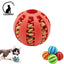 Dog Ball Toys for Small Dogs Interactive Elasticity Puppy Chew Toy Tooth Cleaning Rubber Food Ball Toy Pet Stuff Accessories - Slobuy