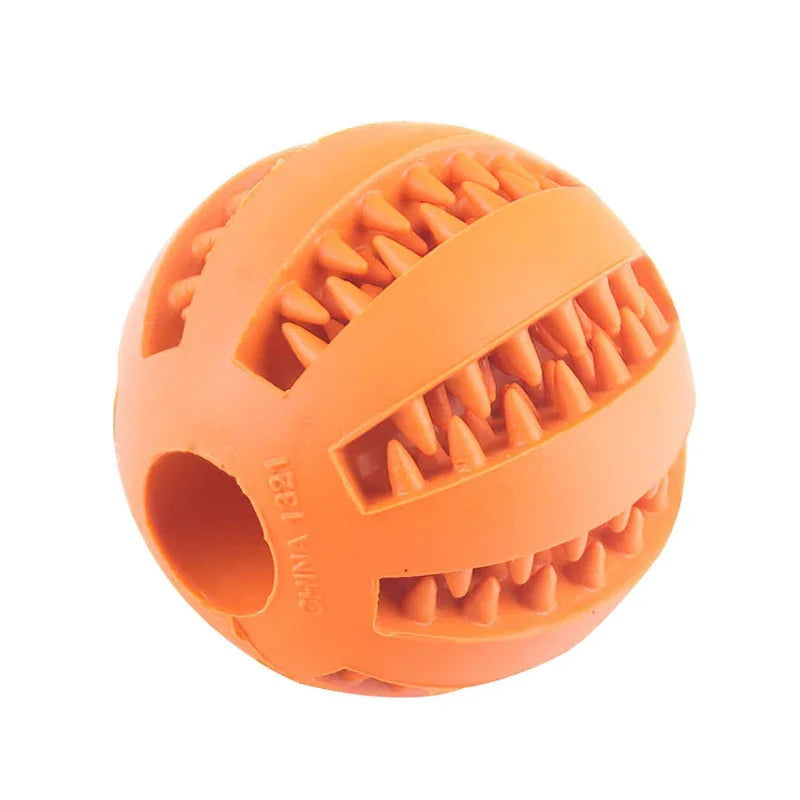 Dog Ball Toys for Small Dogs Interactive Elasticity Puppy Chew Toy Tooth Cleaning Rubber Food Ball Toy Pet Stuff Accessories - Slobuy