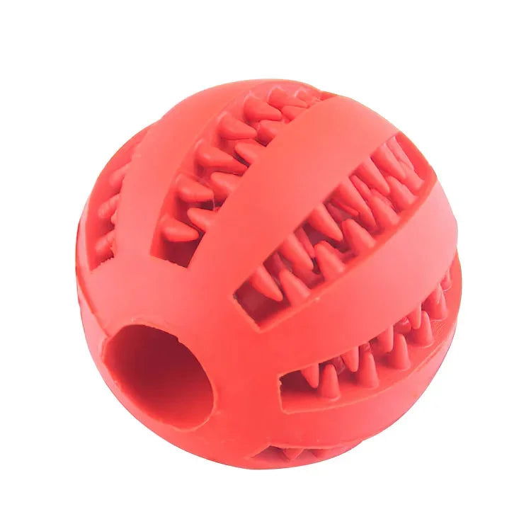 Dog Ball Toys for Small Dogs Interactive Elasticity Puppy Chew Toy Tooth Cleaning Rubber Food Ball Toy Pet Stuff Accessories - Slobuy