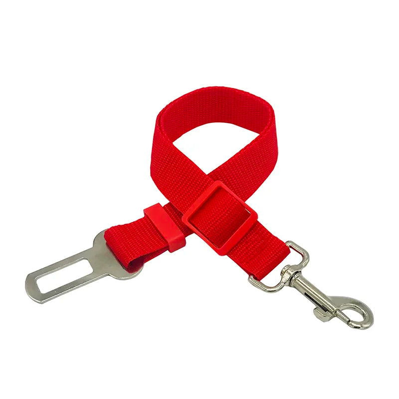 Dog Car Seat Belt Safety Protector Travel Pets Accessories Dog Leash Collar Breakaway Solid Car Harness - Slobuy