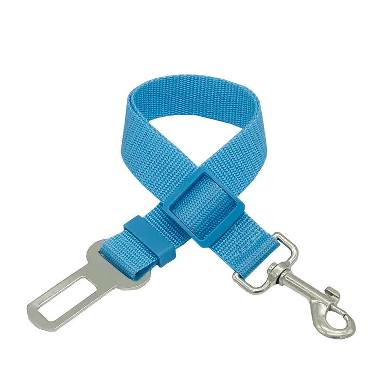 Dog Car Seat Belt Safety Protector Travel Pets Accessories Dog Leash Collar Breakaway Solid Car Harness - Slobuy