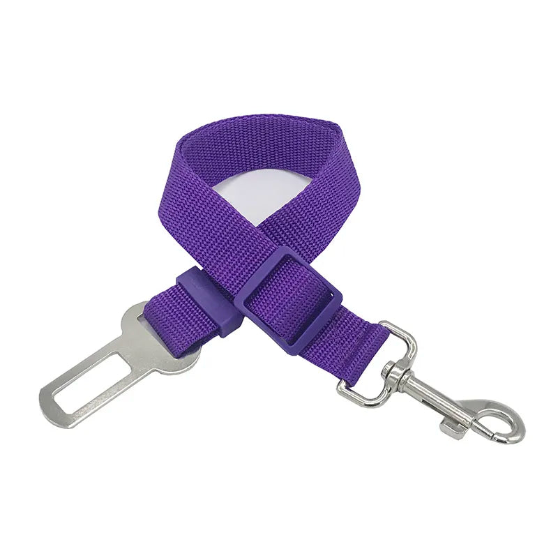 Dog Car Seat Belt Safety Protector Travel Pets Accessories Dog Leash Collar Breakaway Solid Car Harness - Slobuy