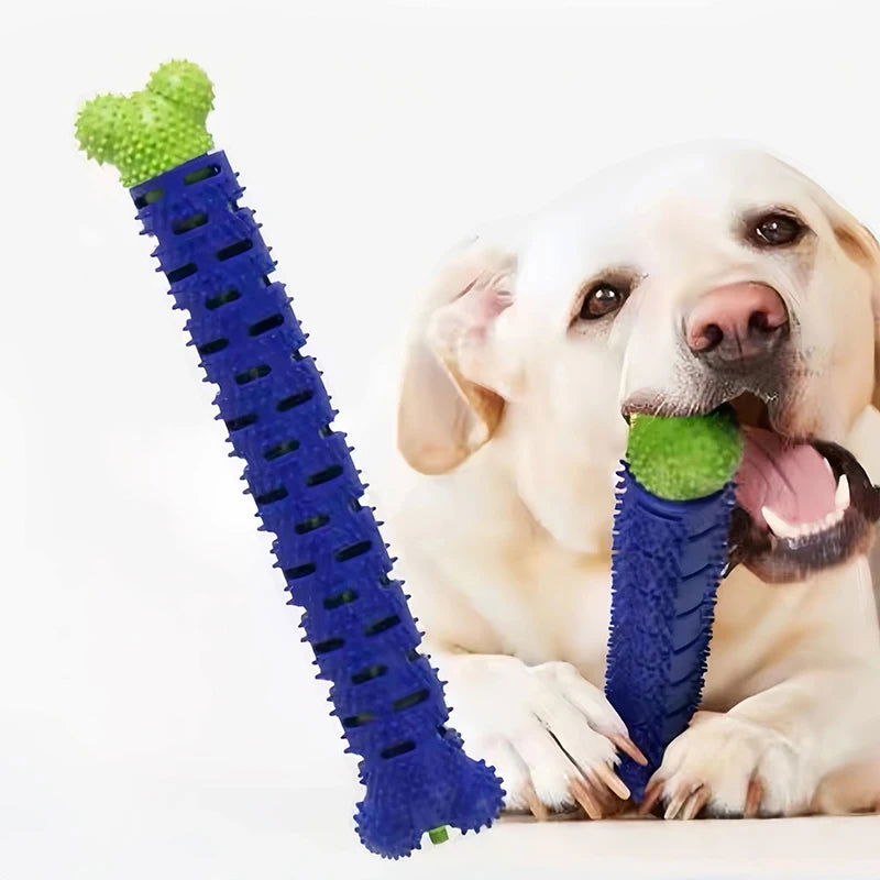 Dog Molar Stick Food Grade Bone Shape Dog Tooth Cleaning Interactive Bite Resistant for Small Pet with Slight Bite Force - Slobuy