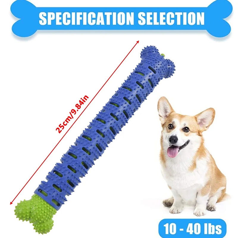 Dog Molar Stick Food Grade Bone Shape Dog Tooth Cleaning Interactive Bite Resistant for Small Pet with Slight Bite Force - Slobuy