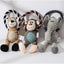 Dog Plush Toys Pet Squeaky Animal Toy Dog Bite-Resistant Clean Teeth Chew Toy Pet Supplies Interactive Toys Lion Elepant Monkey - Slobuy