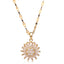 Double-layer Rotatable Sunflower Necklaces For Women Chain Choker Stainless Steel Jewelry Accessories Free Shipping Items - Slobuy