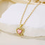 Double-layer Rotatable Sunflower Necklaces For Women Chain Choker Stainless Steel Jewelry Accessories Free Shipping Items - Slobuy