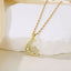 Double-layer Rotatable Sunflower Necklaces For Women Chain Choker Stainless Steel Jewelry Accessories Free Shipping Items - Slobuy