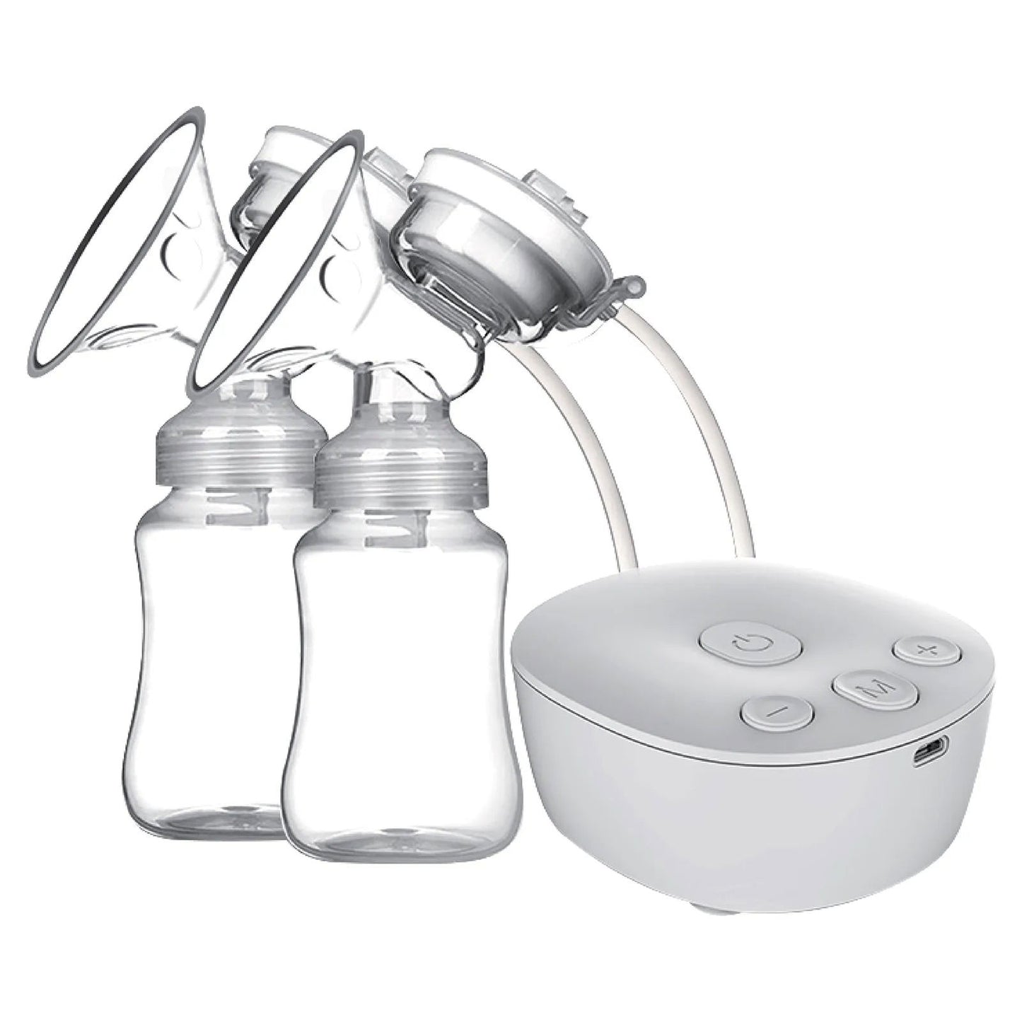 Double Electric Breast Pump Hands Free Breast Pump for Breastfeeding Low Noise Anti-Backflow Comfort Milk Collector BPA-free - Slobuy