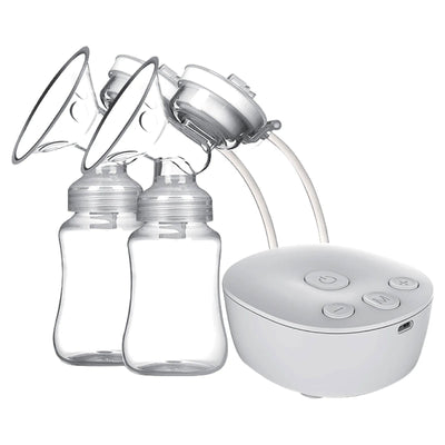 Double Electric Breast Pump Hands Free Breast Pump for Breastfeeding Low Noise Anti-Backflow Comfort Milk Collector BPA-free - Slobuy