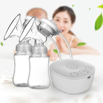 Double Electric Breast Pump Hands Free Breast Pump for Breastfeeding Low Noise Anti-Backflow Comfort Milk Collector BPA-free - Slobuy