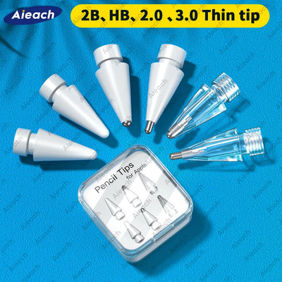 Double Layer Tip For Apple Pencil Pen Nib For Apple Pencil 1st 2nd Generation 2B HB 2.0 3.0 Soft Hard iPad Pencil Accessories - Slobuy