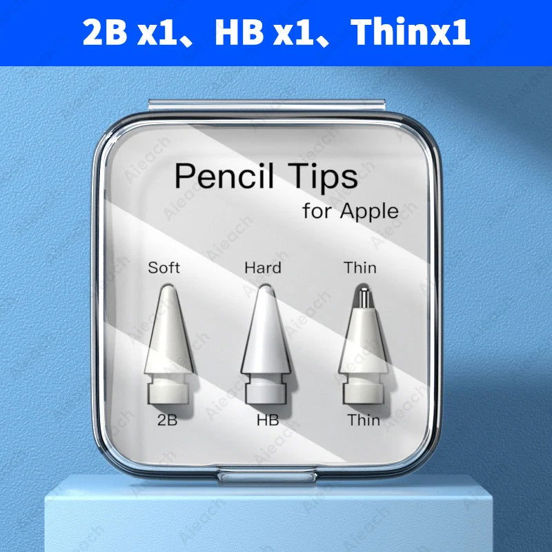 Double Layer Tip For Apple Pencil Pen Nib For Apple Pencil 1st 2nd Generation 2B HB 2.0 3.0 Soft Hard iPad Pencil Accessories - Slobuy