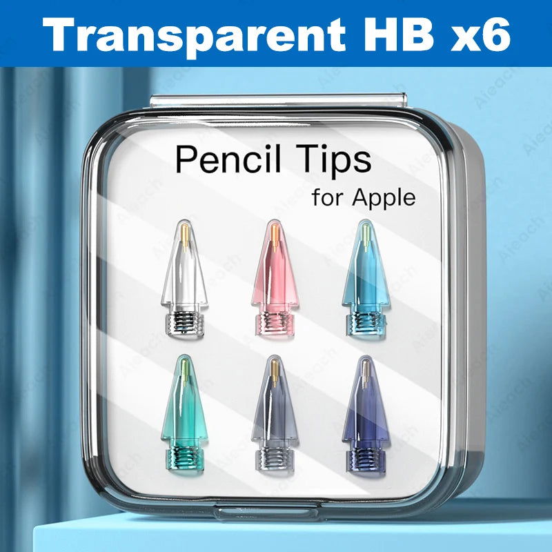 Double Layer Tip For Apple Pencil Pen Nib For Apple Pencil 1st 2nd Generation 2B HB 2.0 3.0 Soft Hard iPad Pencil Accessories - Slobuy