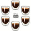 Double Wall Glass Cup Heat Insulation Transparent Handmade Tea Drink Cups MINI Whisky glasses Espresso Coffee Mug - Slobuy