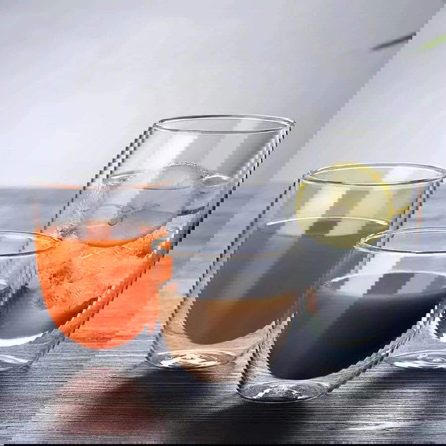 Double Wall Glass Cup Heat Insulation Transparent Handmade Tea Drink Cups MINI Whisky glasses Espresso Coffee Mug - Slobuy