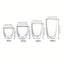 Double Wall Glass Cup Heat Insulation Transparent Handmade Tea Drink Cups MINI Whisky glasses Espresso Coffee Mug - Slobuy