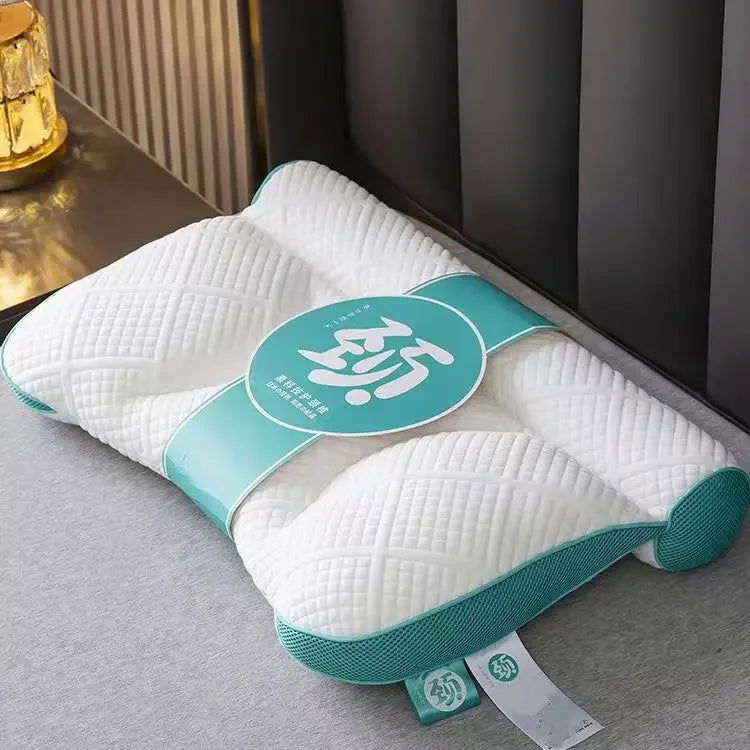 Down Fiber Filled Sleeping Pillow Korea Style Cervical Pillow Orthopedic Soft Pillow Neck Protection Cushion 40X58cm 1PC Bedding - Slobuy