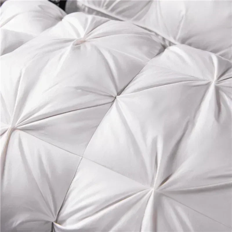 Down Pillow 100% White Goose Feather Pillow Core Five-star Hotel Cotton Single Cervical Vertebra Support Sleep Pillow - Slobuy