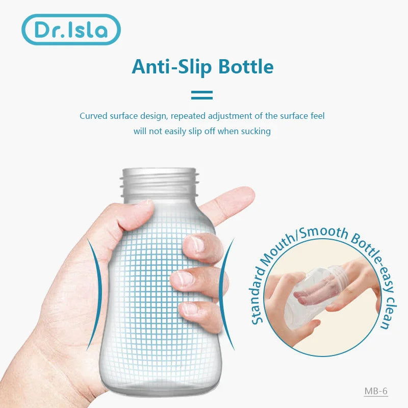 Dr.isla Breast Pump Manual Suction Milk Pump Feeding Breasts Pumps Milk Bottle Sucking Postpartum Supplies BPA Free - Slobuy