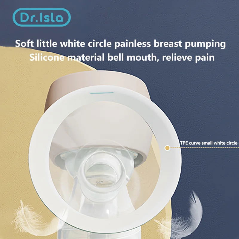 Dr.isla New Portable Electric Breast Pump USB Chargable Silent Portable Milk Extractor Automatic Milker Comfort Breastfeeding - Slobuy