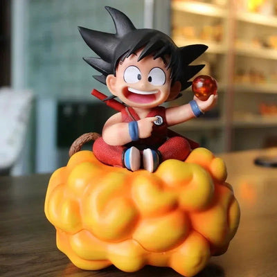 Dragon Ball  Anime Figure Sun Goku Action Figure Young Flight Same Style Tendon Douyun PVC Statue Collection Model Kid Doll - Slobuy