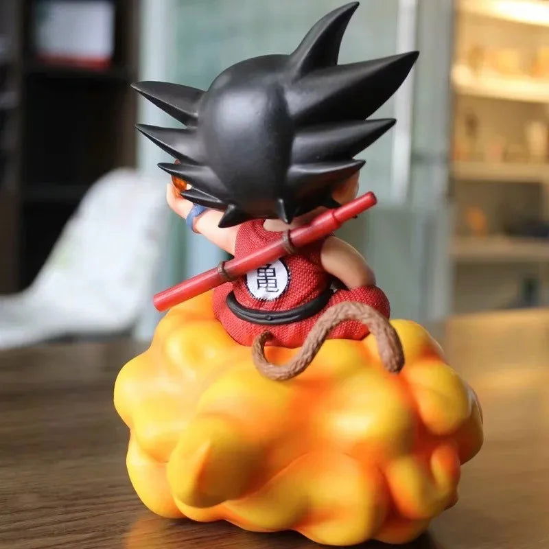 Dragon Ball  Anime Figure Sun Goku Action Figure Young Flight Same Style Tendon Douyun PVC Statue Collection Model Kid Doll - Slobuy