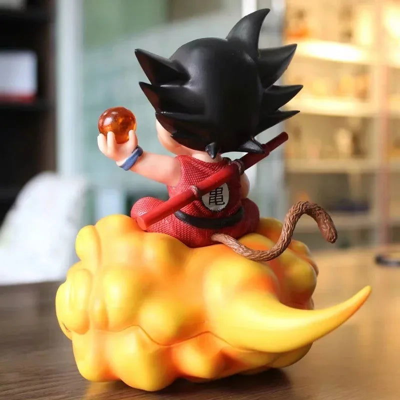 Dragon Ball  Anime Figure Sun Goku Action Figure Young Flight Same Style Tendon Douyun PVC Statue Collection Model Kid Doll - Slobuy