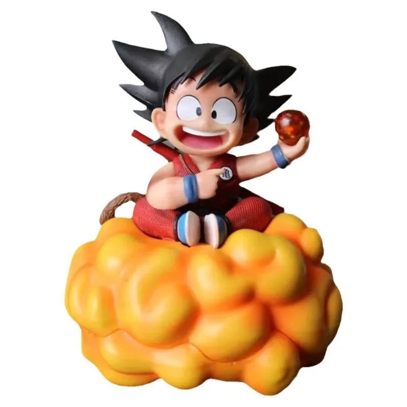 Dragon Ball  Anime Figure Sun Goku Action Figure Young Flight Same Style Tendon Douyun PVC Statue Collection Model Kid Doll - Slobuy