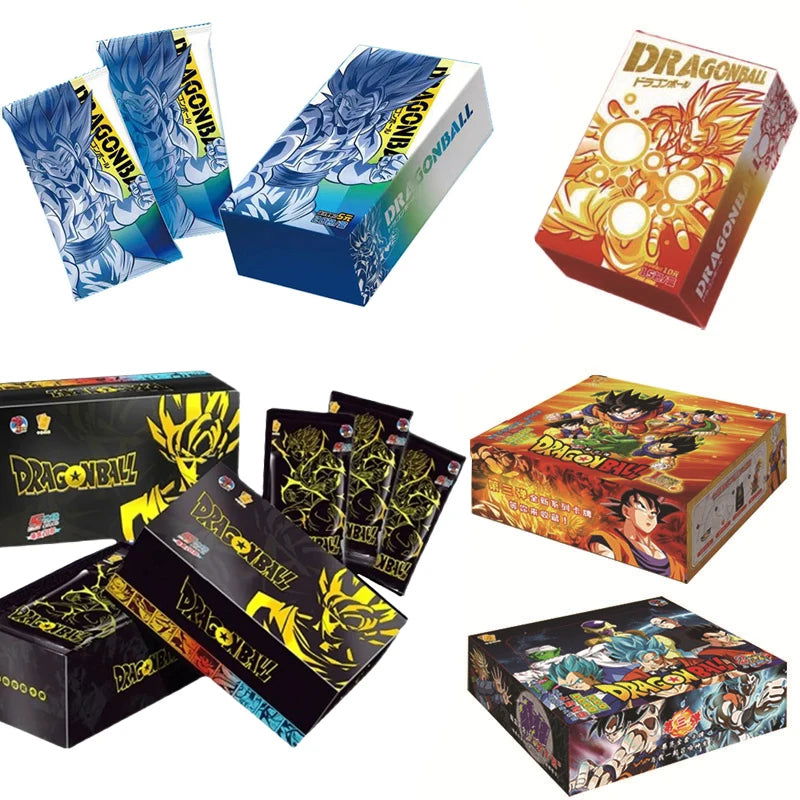 Dragon Ball Cards Shiny Son Goku Saiyan Vegeta Anime Trading Battle Booster Box Game Children Collection Card Gift Toy - Slobuy