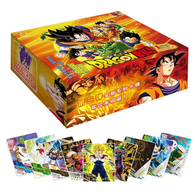 Dragon Ball Cards Shiny Son Goku Saiyan Vegeta Anime Trading Battle Booster Box Game Children Collection Card Gift Toy - Slobuy