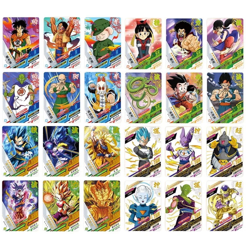 Dragon Ball Cards Shiny Son Goku Saiyan Vegeta Anime Trading Battle Booster Box Game Children Collection Card Gift Toy - Slobuy