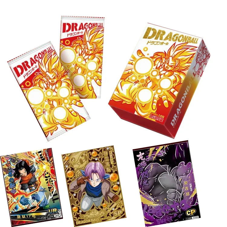 Dragon Ball Cards Shiny Son Goku Saiyan Vegeta Anime Trading Battle Booster Box Game Children Collection Card Gift Toy - Slobuy