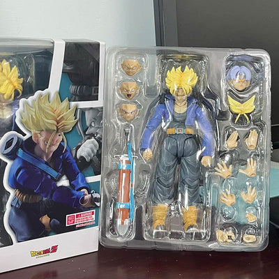 Dragon Ball Trunks Anime Figures SHF Trunks Boy From Future Collection Model Action Figure Toys Birthday Gift Decor - Slobuy