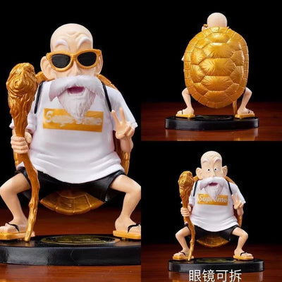 Dragon Ball Z Anime Figure Fashion Style Version Master Roshi Kame Sennin PVC Collection Decoration Action Figurine Toy Kid Gift - Slobuy