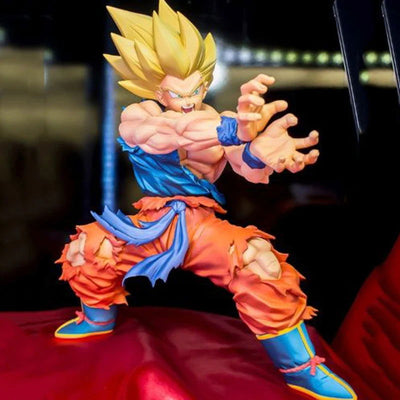 Dragon Ball Z Kamehameha Son Goku Figure Super Saiyan Kakarotto 16CM PVC Action Figures Model Dolls Toys for Children Gifts - Slobuy