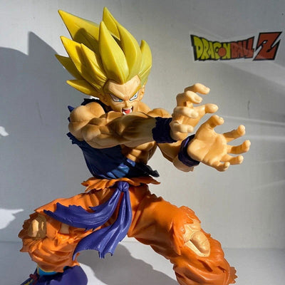 Dragon Ball Z Kamehameha Son Goku Figure Super Saiyan Kakarotto 16CM PVC Action Figures Model Dolls Toys for Children Gifts - Slobuy