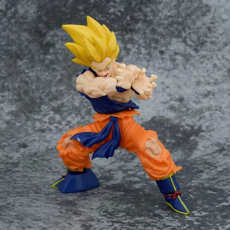 Dragon Ball Z Kamehameha Son Goku Figure Super Saiyan Kakarotto 16CM PVC Action Figures Model Dolls Toys for Children Gifts - Slobuy