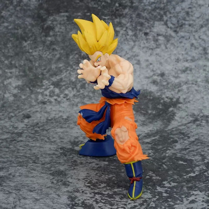 Dragon Ball Z Kamehameha Son Goku Figure Super Saiyan Kakarotto 16CM PVC Action Figures Model Dolls Toys for Children Gifts - Slobuy