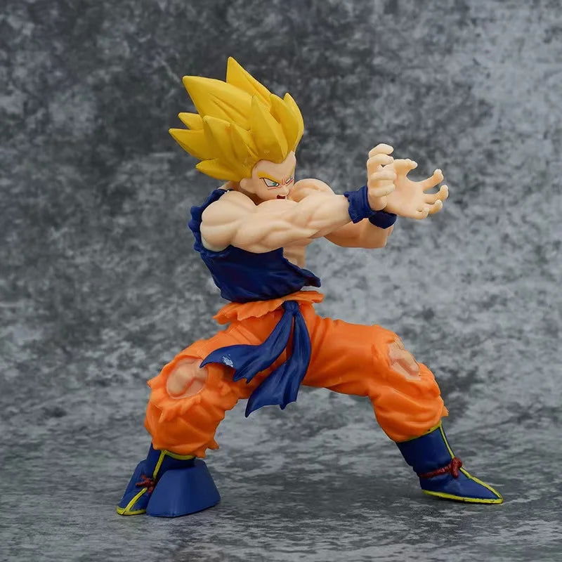 Dragon Ball Z Kamehameha Son Goku Figure Super Saiyan Kakarotto 16CM PVC Action Figures Model Dolls Toys for Children Gifts - Slobuy