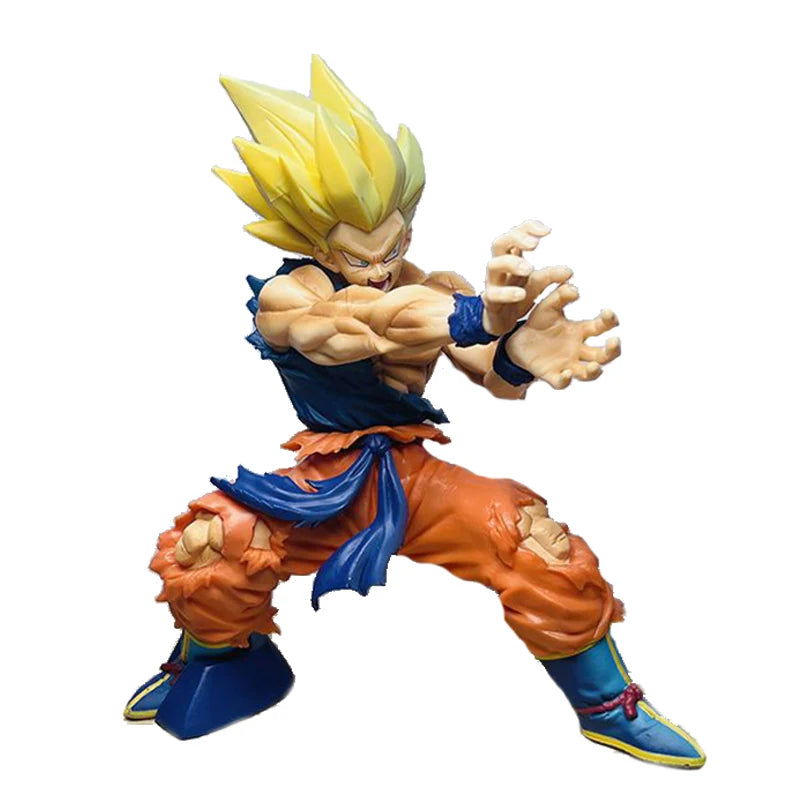 Dragon Ball Z Kamehameha Son Goku Figure Super Saiyan Kakarotto 16CM PVC Action Figures Model Dolls Toys for Children Gifts - Slobuy