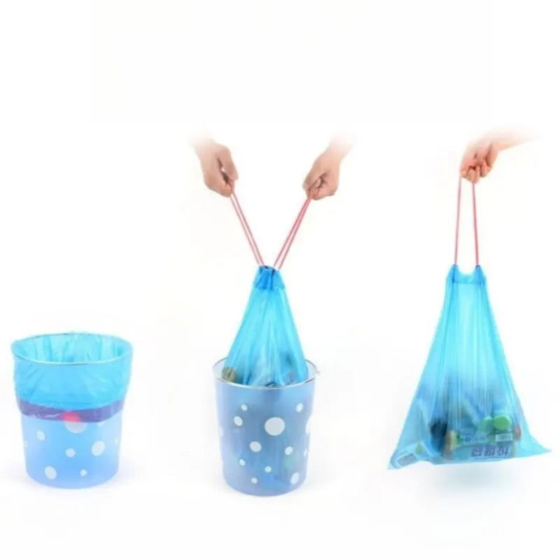 Drawstring Garbage Bag Thickened Garbage Disposal Bag Smart Trash Can Kitchen Toilet Garbage Storage Bag Weighing 10kg - Slobuy