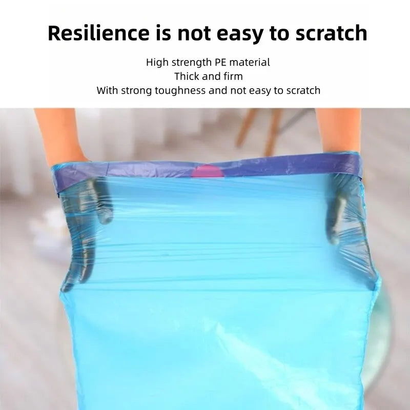 Drawstring Garbage Bag Thickened Garbage Disposal Bag Smart Trash Can Kitchen Toilet Garbage Storage Bag Weighing 10kg - Slobuy