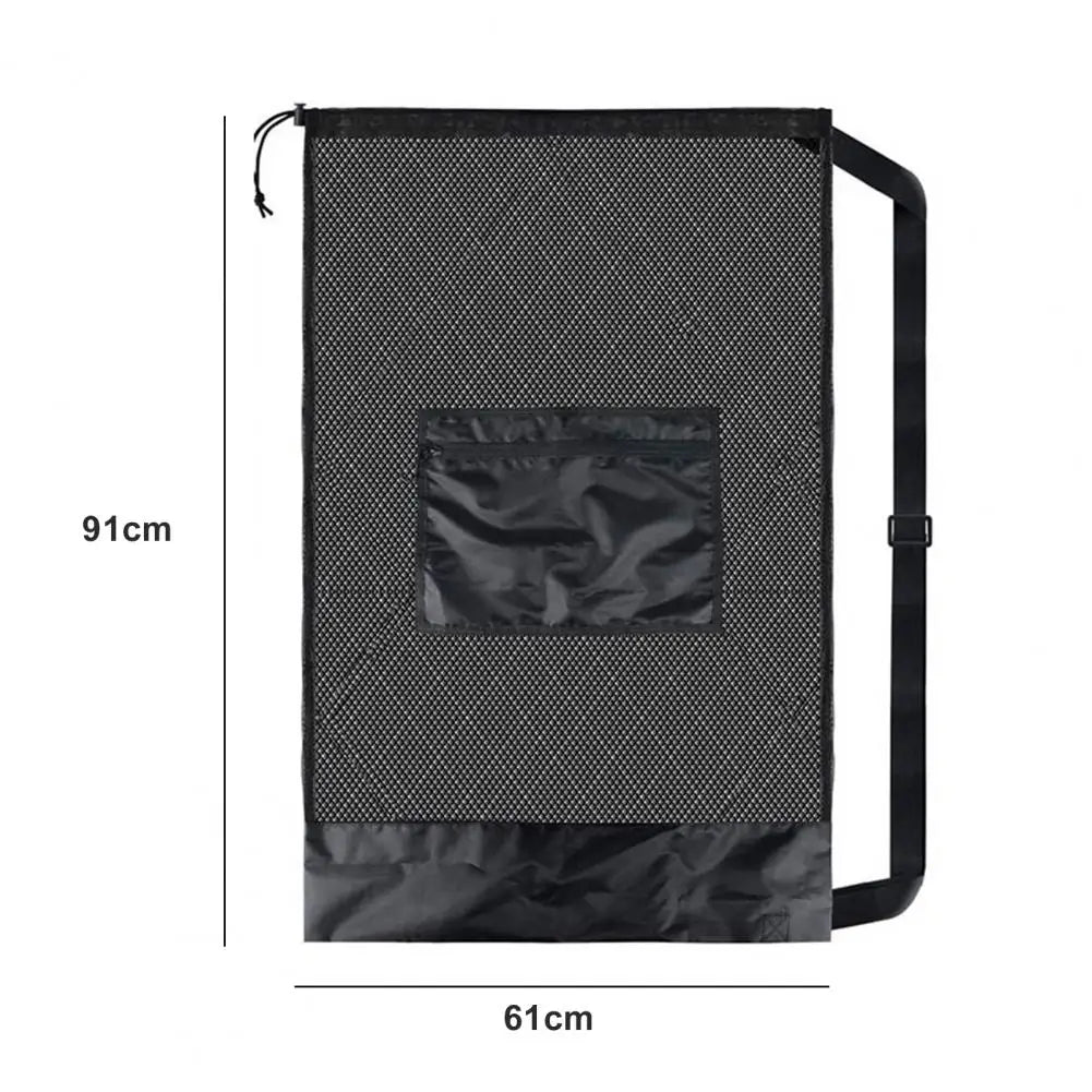 Drawstring Sports Ball Bag Football Mesh Bag Basketball Backpack Football Soccer Volleyball Ball Storage Bags Swimming Gear Bag - Slobuy