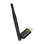 Drive free USB wifi 600Mbps Dual Band Adapter AC650 2.4GHz 5GHz WiFi with Antenna PC Mini Computer Network Card Receiver - Slobuy