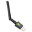 Drive free USB wifi 600Mbps Dual Band Adapter AC650 2.4GHz 5GHz WiFi with Antenna PC Mini Computer Network Card Receiver - Slobuy
