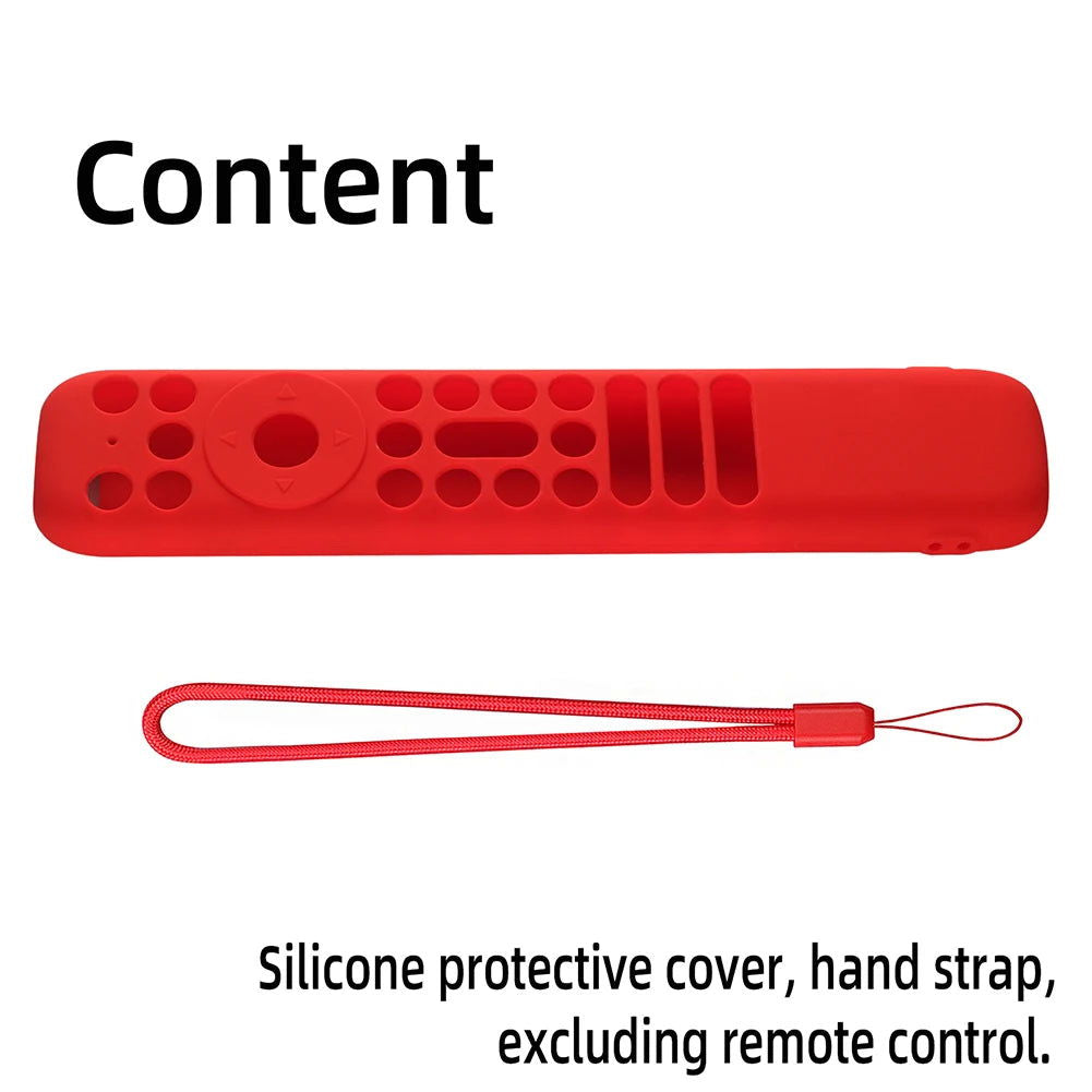 Drop-Proof Shell Silicone Remote Control Cover Protector with Lanyard Shockproof Accessories for TCL RC902V FMR1 FMR2 FMR4 - Slobuy